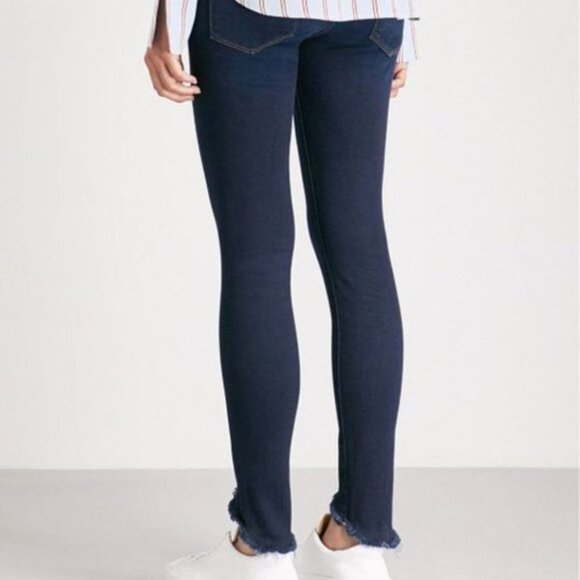 Frame Le Skinny De Jeanne Jeans In Blue Size 27 - Picture 3 of 11